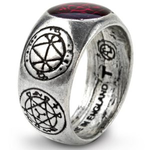ALCHEMY GOTHIC Bague ‘Agla’ online boutique 11