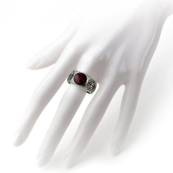 ALCHEMY GOTHIC Bague ‘Agla’ online boutique 6