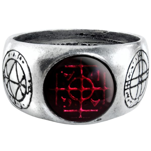 ALCHEMY GOTHIC Bague ‘Agla’ online boutique 1