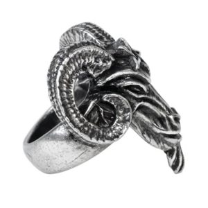 ALCHEMY GOTHIC Bague ‘Baphomet’ vente en ligne 10