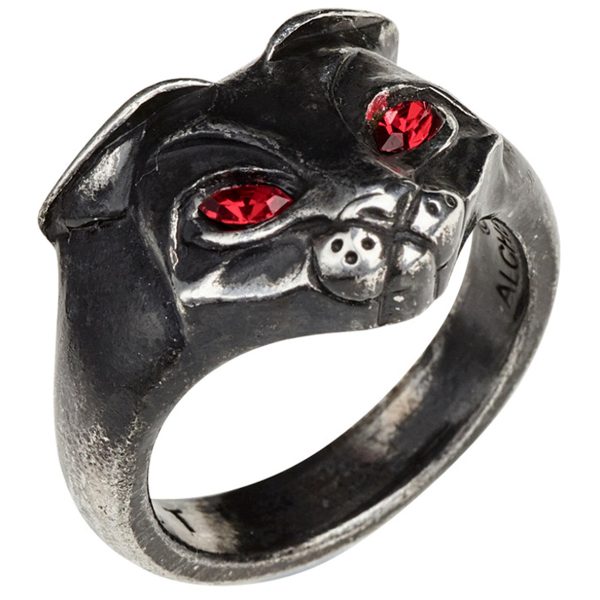ALCHEMY GOTHIC Bague ‘Bastet Goddess’ grande popularité 3