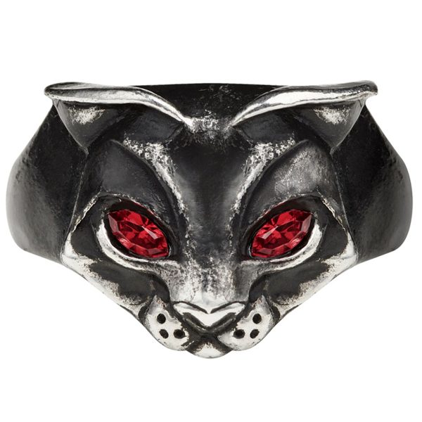 ALCHEMY GOTHIC Bague ‘Bastet Goddess’ grande popularité 1