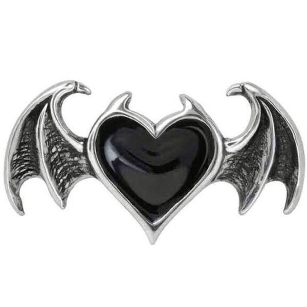 ALCHEMY GOTHIC Bague ‘Blacksoul’ excellent qulity 1