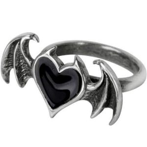 ALCHEMY GOTHIC Bague ‘Blacksoul’ excellent qulity 7