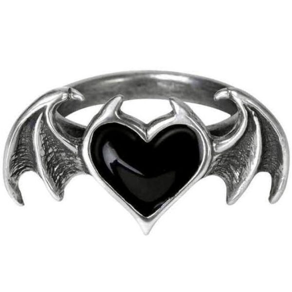 ALCHEMY GOTHIC Bague ‘Blacksoul’ excellent qulity 4