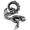 ALCHEMY GOTHIC Bague ‘Dragons Lure’ marque moins cher 17