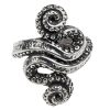 livraison la plus rapide ALCHEMY GOTHIC Bague ‘Kraken’ 11