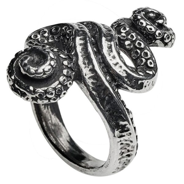 livraison la plus rapide ALCHEMY GOTHIC Bague ‘Kraken’ 3