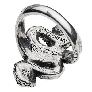 livraison la plus rapide ALCHEMY GOTHIC Bague ‘Kraken’ 13
