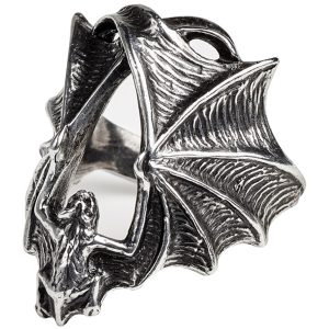 magasin en ligne france ALCHEMY GOTHIC Bague ‘Stealth’ 10