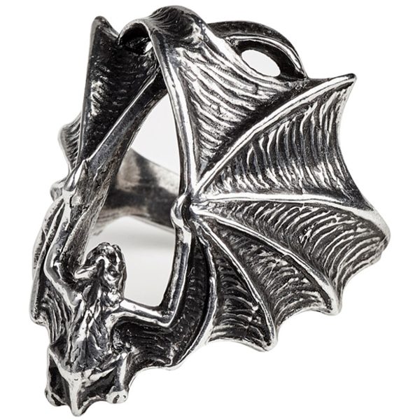 magasin en ligne france ALCHEMY GOTHIC Bague ‘Stealth’ 3