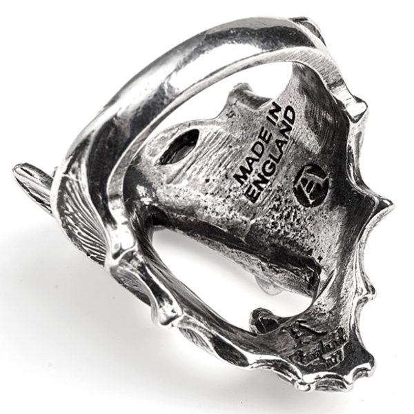 magasin en ligne france ALCHEMY GOTHIC Bague ‘Stealth’ 5