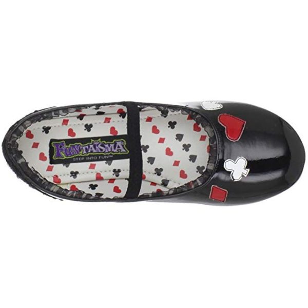 magasin pour Funtasma Ballerines ‘Alice’ Noires Vernies Pour Enfants 7