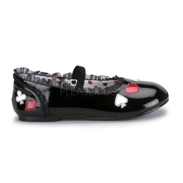 magasin pour Funtasma Ballerines ‘Alice’ Noires Vernies Pour Enfants 1