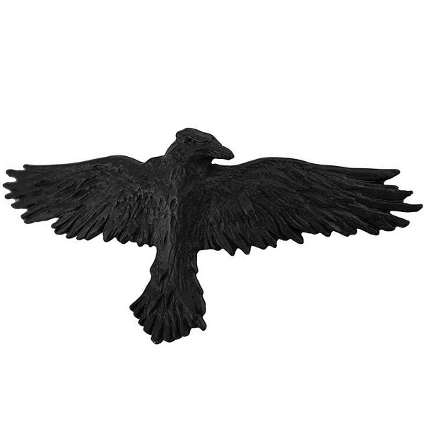ALCHEMY GOTHIC Barrette à Cheveux ‘Black Raven’ mode 1