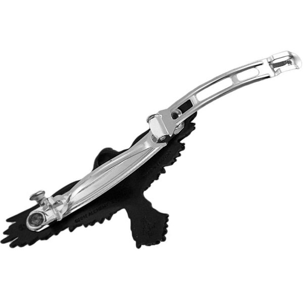 ALCHEMY GOTHIC Barrette à Cheveux ‘Black Raven’ mode 4