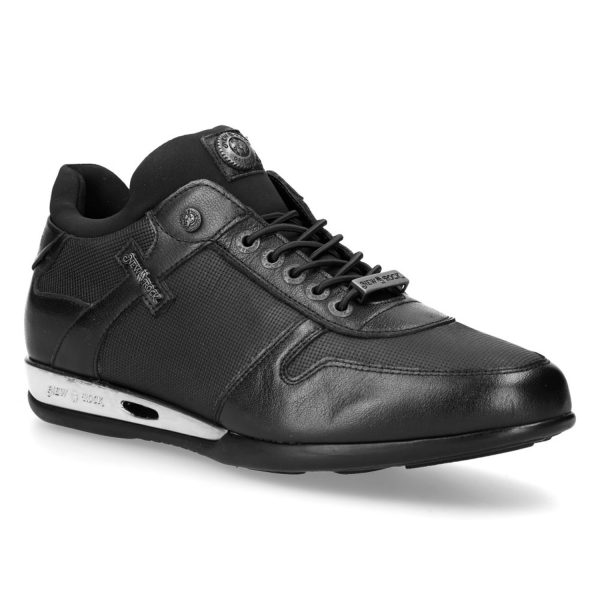 Baskets New Rock Chrono Luxor Noires en solde 3