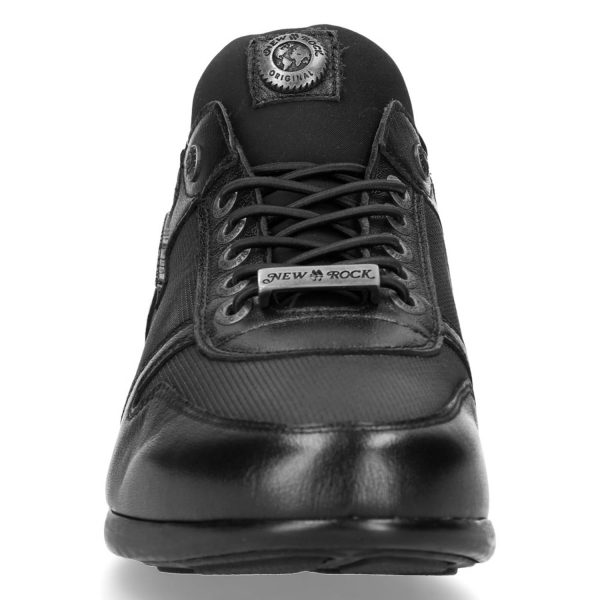 Baskets New Rock Chrono Luxor Noires en solde 4