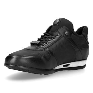 Baskets New Rock Chrono Luxor Noires en solde 16
