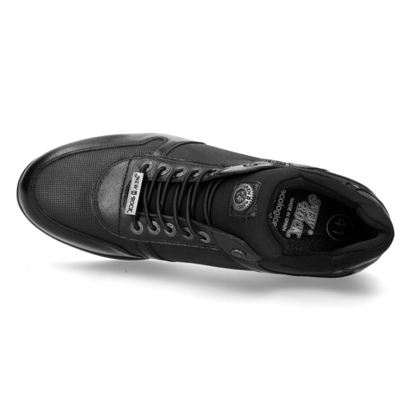 Baskets New Rock Chrono Luxor Noires en solde 8