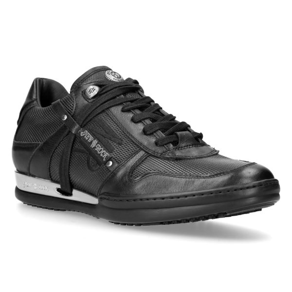Baskets New Rock Hybrid Luxor Noires en promotion 3