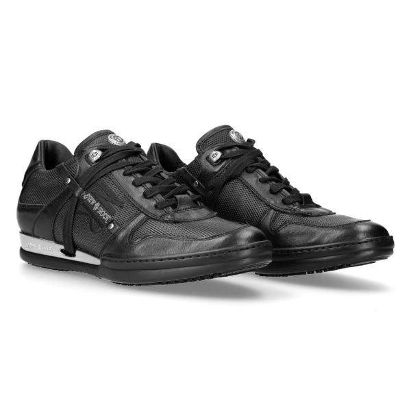 Baskets New Rock Hybrid Luxor Noires en promotion 9