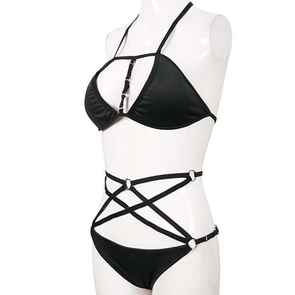 shopping pas cher DEVIL FASHION Bikini ‘Arachne’ Noir 14