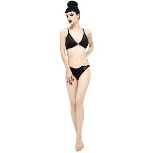 DEVIL FASHION Bikini ‘Bat Shaped’ Noir soldes pas cher 40