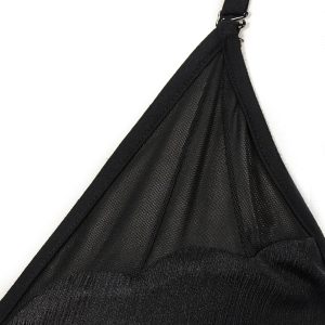 DEVIL FASHION Bikini ‘Bat Shaped’ Noir soldes pas cher 52