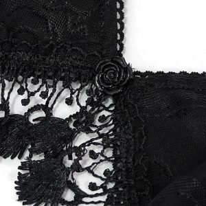 DEVIL FASHION Bikini ‘Gothic Tassel’ Noir magasin paris 56