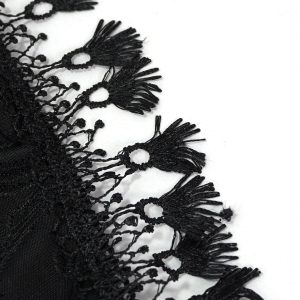 DEVIL FASHION Bikini ‘Gothic Tassel’ Noir magasin paris 60