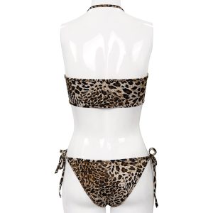 en ligne officielle DEVIL FASHION Bikini Léopard Beige 41