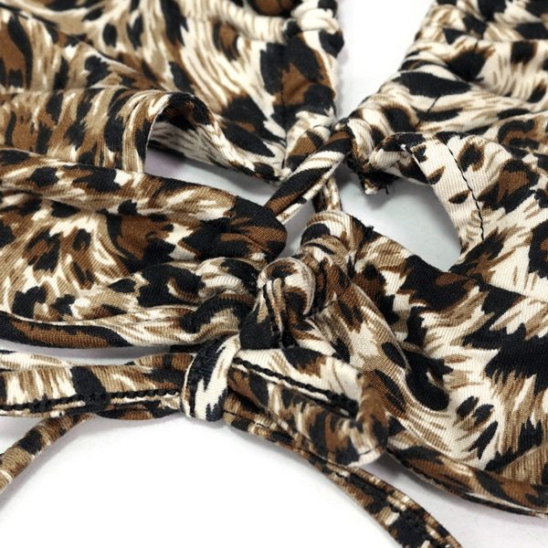 en ligne officielle DEVIL FASHION Bikini Léopard Beige 16
