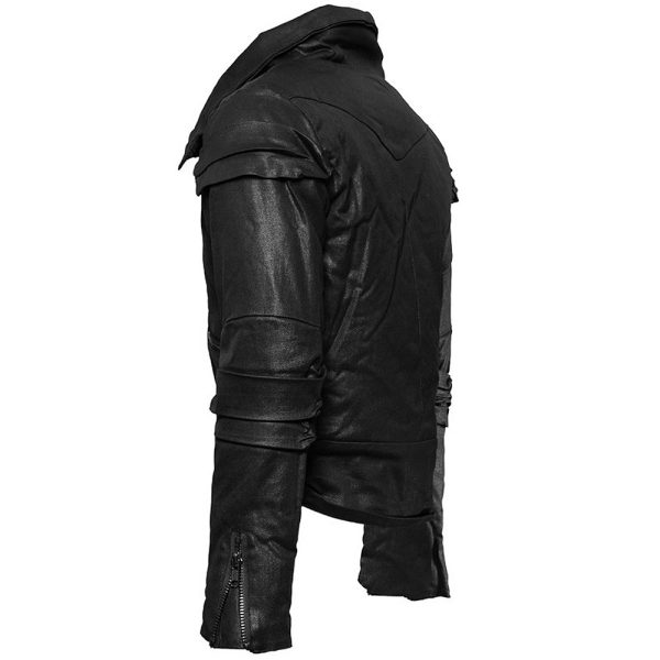 QUEEN OF DARKNESS Blouson ‘Cool Biker’ Noir authentiques 8