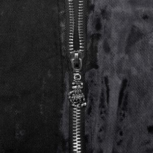 en ligne vente PUNK RAVE Blouson ‘Lycidas’ Noir Et Gris 37