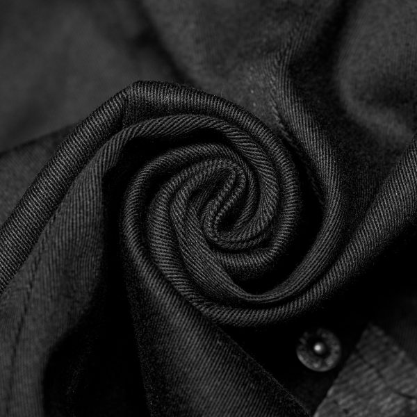 en ligne vente PUNK RAVE Blouson ‘Lycidas’ Noir Et Gris 16
