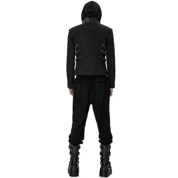 en ligne vente PUNK RAVE Blouson ‘Lycidas’ Noir Et Gris 6