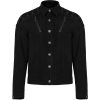 grande promotion PUNK RAVE Blouson ‘Punk Ragged’ En Jean Noir 29