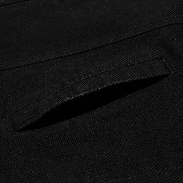 grande promotion PUNK RAVE Blouson ‘Punk Ragged’ En Jean Noir 15
