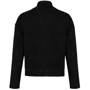 grande promotion PUNK RAVE Blouson ‘Punk Ragged’ En Jean Noir 34