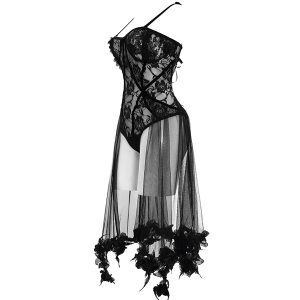 excellents soldes Eva Lady Body Gothique ‘Medusa’ Noir 37