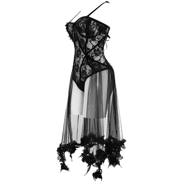 excellents soldes Eva Lady Body Gothique ‘Medusa’ Noir 12