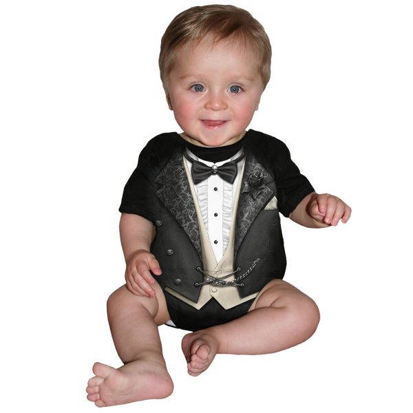 Spiral Direct Body Pour Bébé ‘Tuxed’ Noir Officielle 3