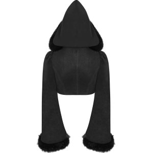en france Pyon Pyon Boléro Gothic Lolita ‘Melissa’ Noir à Capuche 26