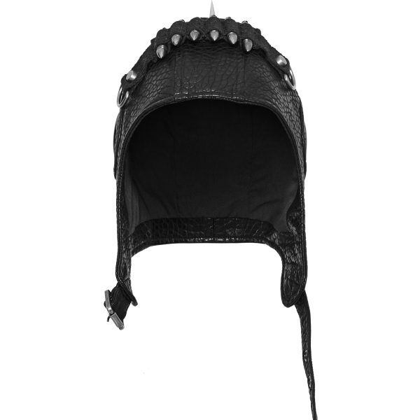 PUNK RAVE Bonnet D’Aviateur ‘Cataclysm’ Noir grande promotion 9