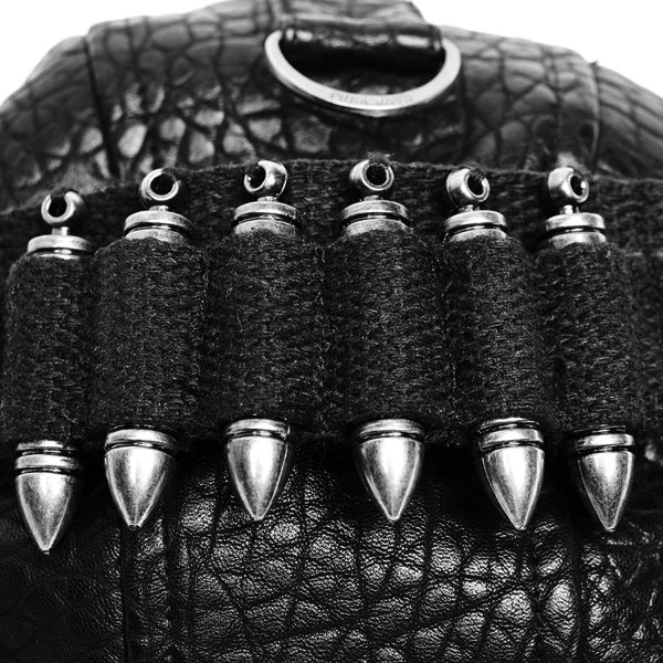PUNK RAVE Bonnet D’Aviateur ‘Cataclysm’ Noir grande promotion 11