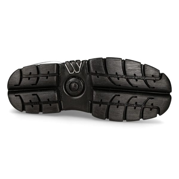 Bottes Hautes New Rock Wall En Cuir Antik Noires Retour Facile et Gratuit 7