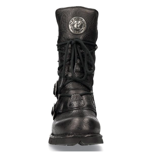 à prix imbattables Bottes New Rock Comfort Light En Cuir Vintage Flower… 4