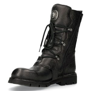 à prix imbattables Bottes New Rock Comfort Light En Cuir Vintage Flower… 16