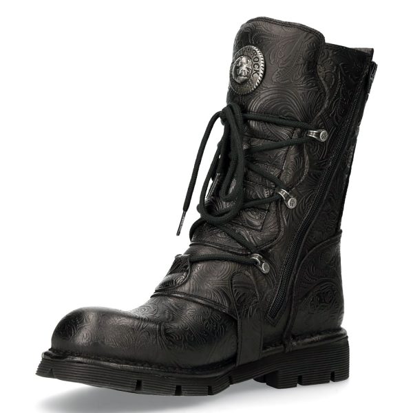 à prix imbattables Bottes New Rock Comfort Light En Cuir Vintage Flower… 5